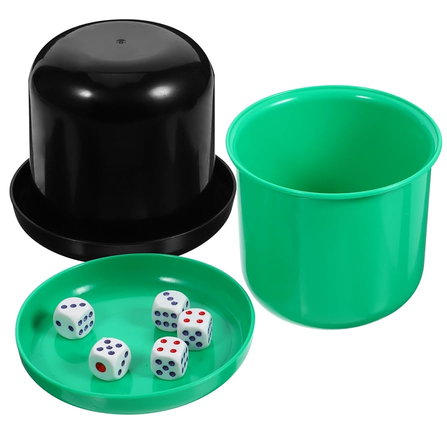 Amazon | Homoyoyo 5個 ポーカーダイスシェーカー サイコロ